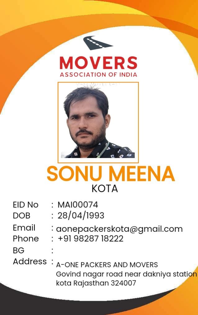SONU MEENA, Movers Association Of India